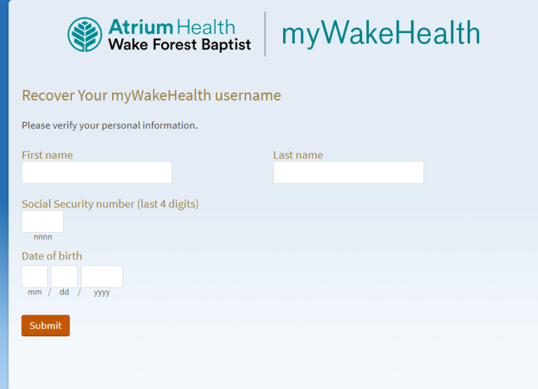 Login And Billing Guide To MyWake Health Portal SignUp